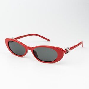Gucci Women Sunglasses Red Grey Cat Eye GG1680S 005 BRAND NEW